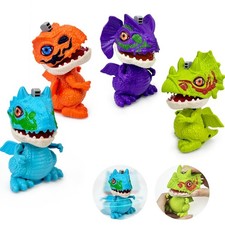 Leetous Dinosaur Toys Gifts 3 5 6 7 8 Years Old Toddler Boys Girls, 4 Pack