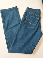 Signature Gold by Levi Strauss Totally Shaping Pull On Bootcut Blue Jeans Sz 6L 