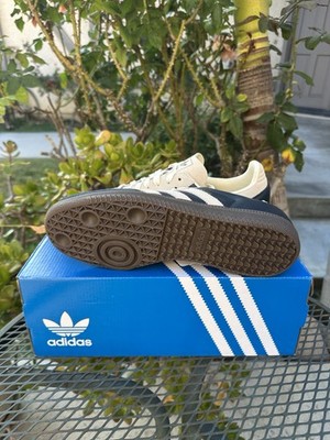adidas gazelle silver green womens adidas Originals SAMBA OG cream white/mystery brown/gum 4 [KJ8901 FW25 main image 0