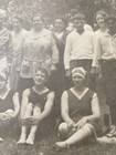 Antique 1920s Flapper Swimwear Photo Original Art Deco Mount Sailor Middy Blouse — photo 6