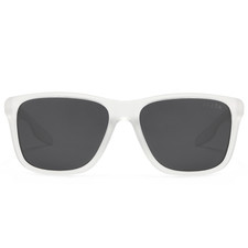 Prad 8042 Sunglasses White Frame Gray Lenses 55-18-142mm UV