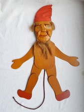 Alter Hampelmann Holz geschnitzt/Handarbeit 52 cm S&uuml;ddeutschland Rarit&auml;t