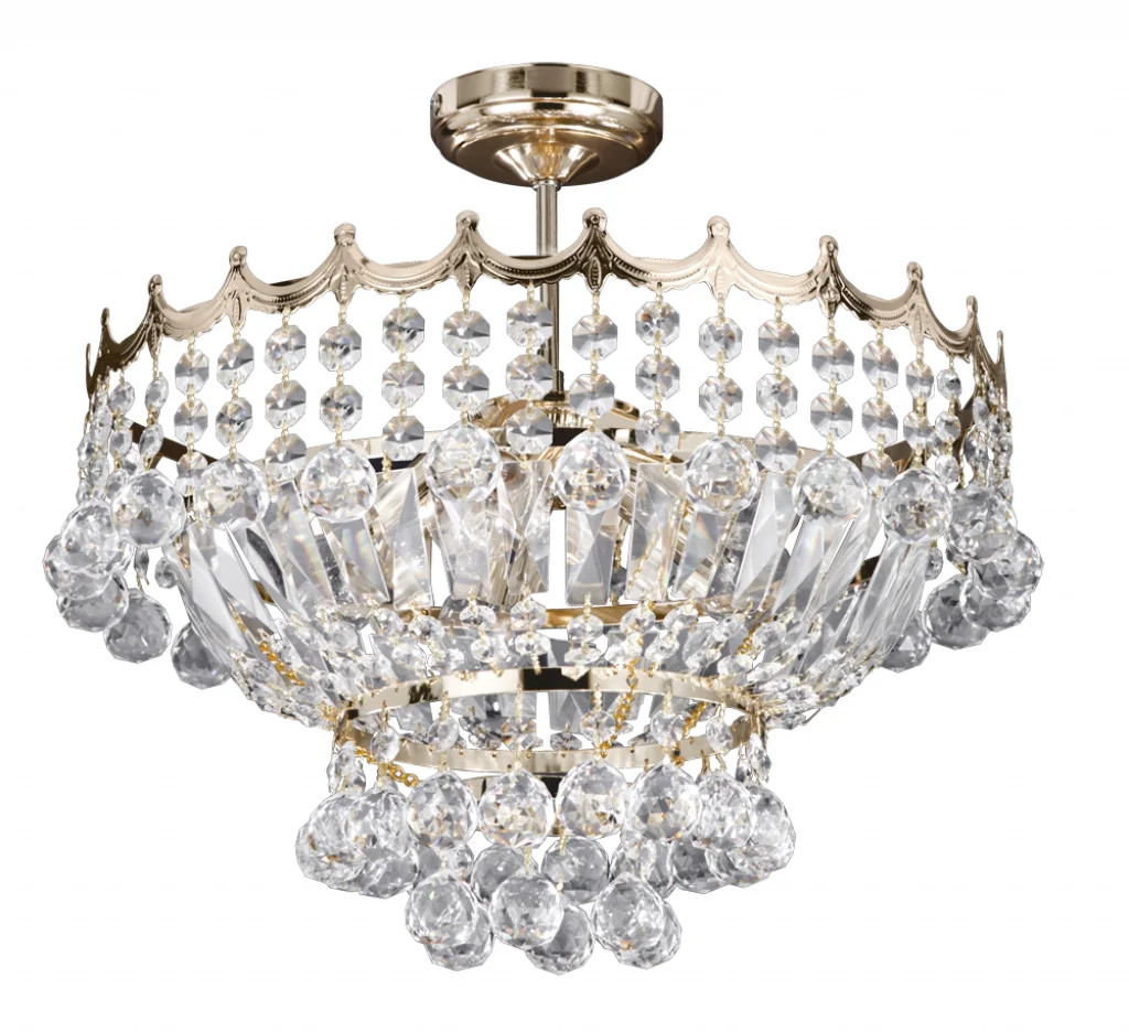 Ceiling Light Gold Versailles 5 Searchlight 9113-39GO