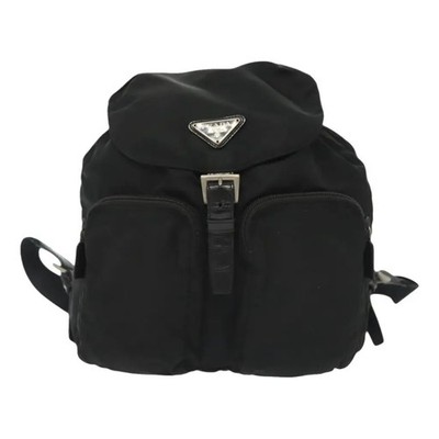 Prada Rucksack schwarz 100% Original Naylon -Pz01- Jerrillo