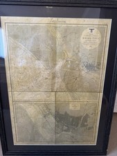 WWII U-Boat Kreigsmarine Actual Map