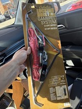 Cabela's Système de palan à verrouillage et gambrel - Poulies d'éviscération suspendues et corde 500 lbs