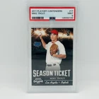 2011 Playoff Contenders Mike Trout Season Ticket #17 PSA 9 Los Angeles Angels RC