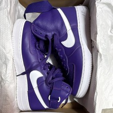 Nike Air Force 1 High Retro QS Purple White 823297-500 Men's Sneaker High Top