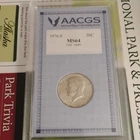 New Listing1976-S Kennedy Silver Half Dollar 50CAACGS  Silver