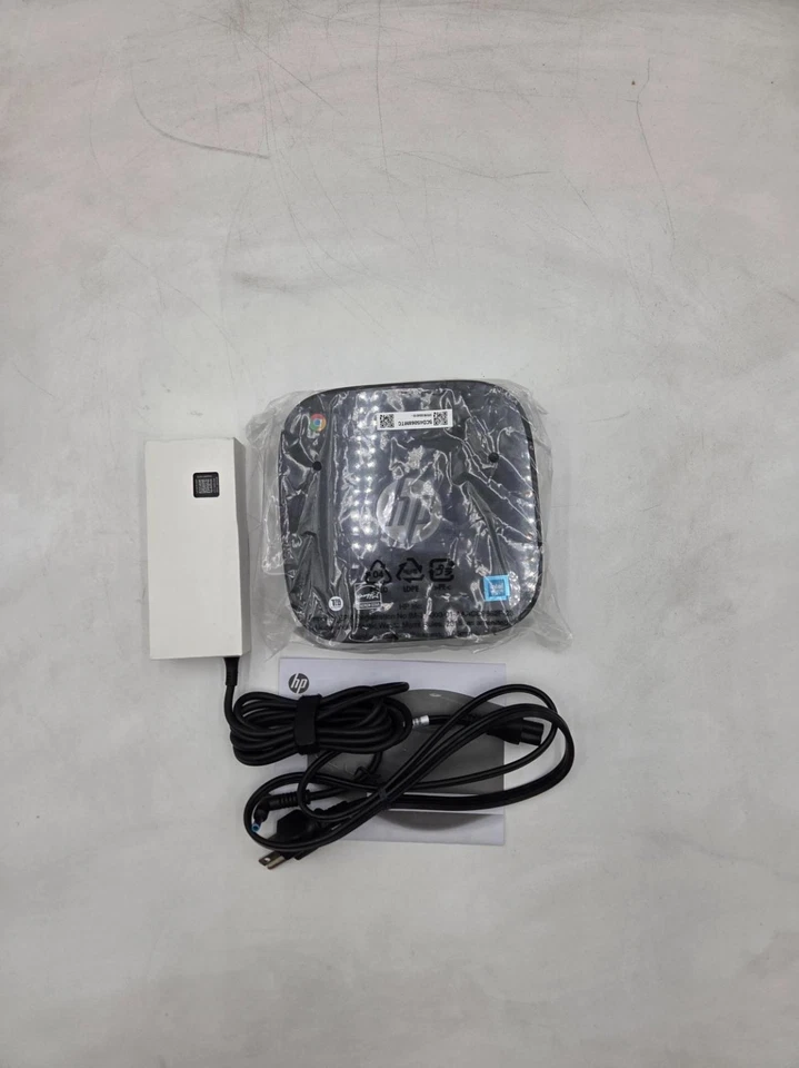 HP Chromebox G4 Mini Desktop Intel Celeron 7305 4GB DDR4 64GB SSD ChromeOS Black - Image 3 of 4