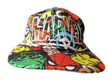 MARVEL HEROS Hat Cap Snapback One Size Hulk Captain America