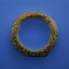 Ancient Ring Possibly Used As Currency With Nice Patterns  200bc-200ad
