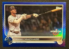 2022 Topps Opening Day Manny Machado Blue Foil #82