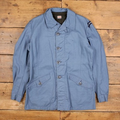 Vintage Swedish Army M59 Jacket M 60s Mens Blue Military Field