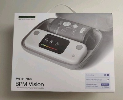 Withings BPM Vision   Smart Arm Blood Pressure Monitor with HD Color Screen