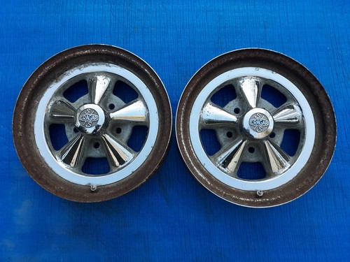 Cragar SS Wheels 15x4 Chevy Pair 1979 Rat Rod | eBay