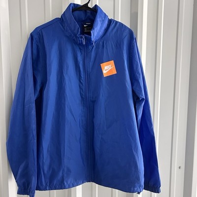 Nike Heritage Windrunner Packable Hood Windbreaker Jacket Blue CJ4358-480 Sz L