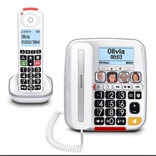 Swissvoice Xtra 3355 Combo Big Button Phone Seniors Amplified Sound Duo Set Aid