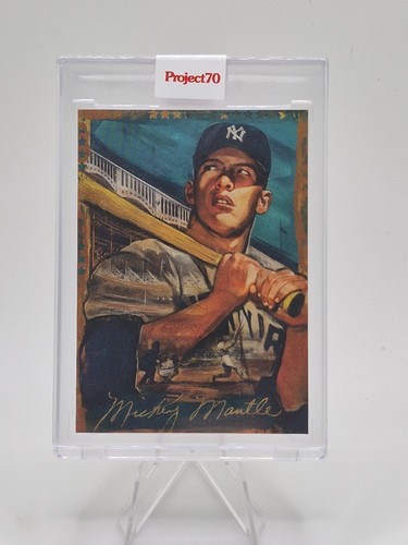 2021 Topps Project 70 Mickey Mantle #100 by Andrew Thiele