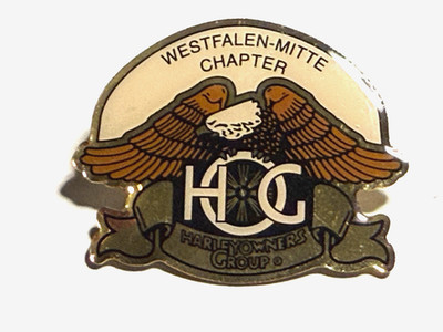 PIN - Harley Davidson - HOG - WESTFALEN MITTE CHAPTER - Glasiert - Pins
