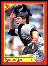 Carlton Fisk 1990 Score #290 White Sox MLB READ FREE SHIPPING AutographDen