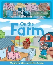 On the Farm (Magnetic Playscenes) by Alfie Clover Hardback Book The Fast Free