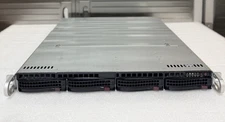 Supermicro SC813MFTQC-350CB 1U Chassis 4x 3.5-in SAS/SATA ATX 350W PSU