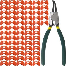 101PCS Pinless Peepers with Pliers Chicken Peepers Pheasant Poultry Blinders