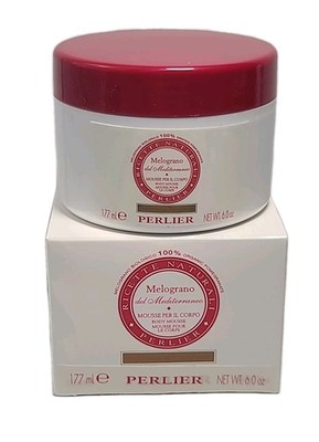 1 × Perlier   Melograno Mediterranean Pomegranate BODY MOUSSE 6 oz. NEW  Organic
