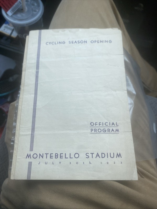 1934 Los Angeles California cycling season July 30th 