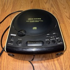 Sony Dream Machine CD Player Alarm Clock AM/FM Radio ICF-CD815 Tested Works
