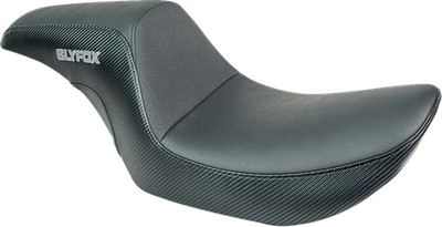 SLYFOX Drifter Fits Seat Gray Logo Black Vinyl For FXR '82-'00 SLYFOX4681B