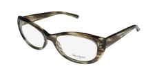 NEW VERA WANG LUXE NATHALIE GLASSES WOMENS FULL-RIM TORTOISE OVAL ITALY