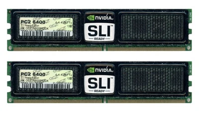 OCZ TECHNOLOGY 2GB 2x1GB DDR2 PC2-6400U 800MHz OCZ2N800SR2GK Non-ECC - Bild 1 von 2