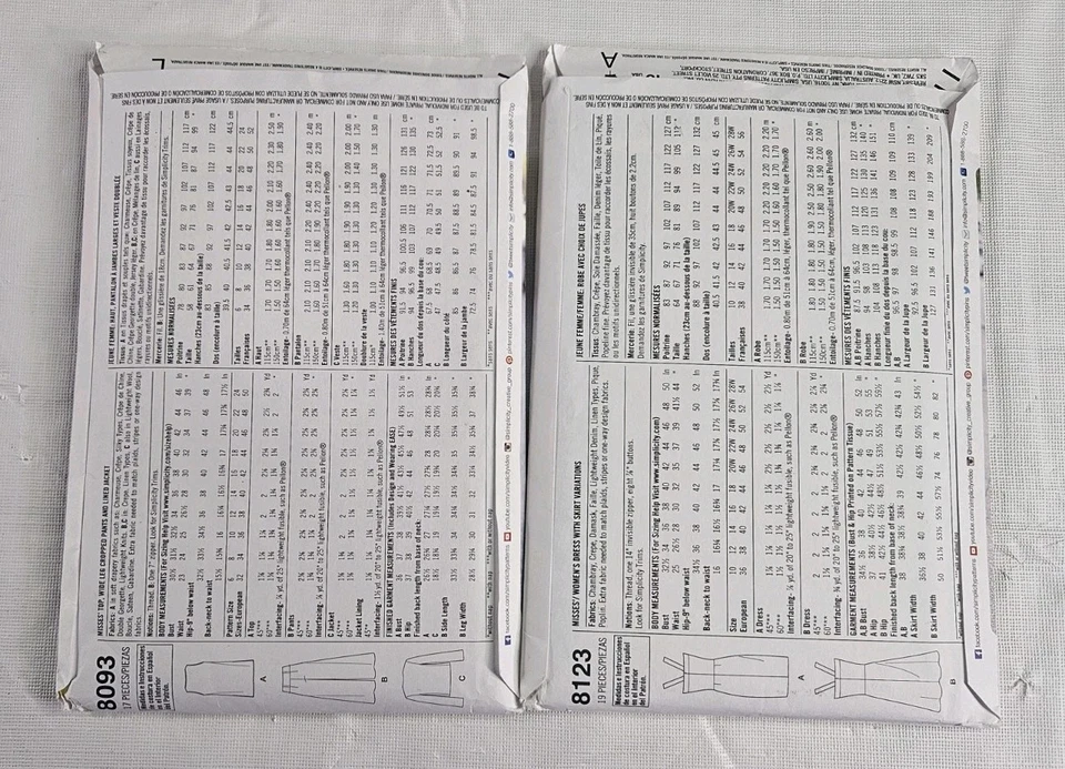 Mimi G Style Patterns Lot 2 Pant Shirt Jacket Dress Uncut New 16-24 20W-28W - Image 4 of 4