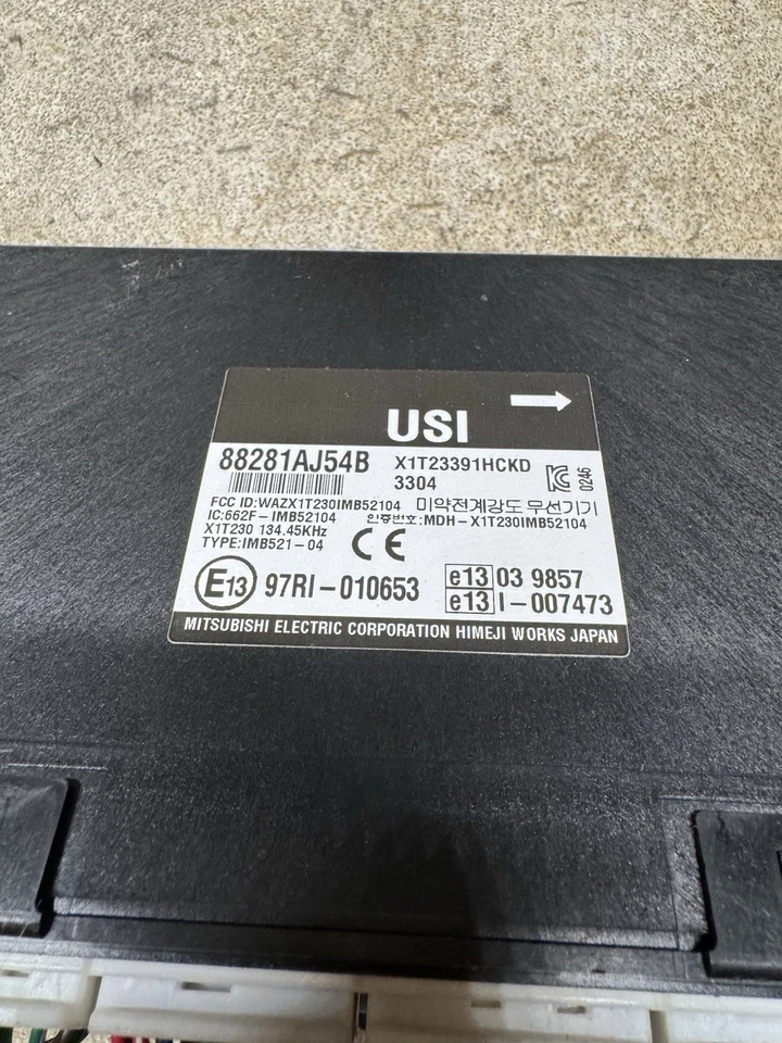 Módulo antirrobo integrado Subaru Legacy 2013-2014 OEM 88281AJ54B Foto 2 de 4