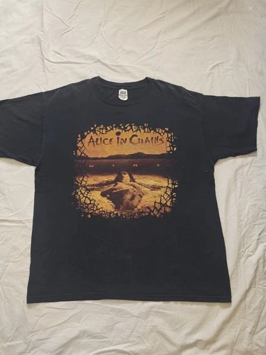 Alice in Chains 'Dirt' Grunge Band T-Shirt, Siz 2000s vintage concert t-shirt, vintage, size XL, single stitch, B+ condition
