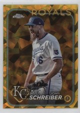 2024 Topps Chrome Update Sapphire Edition Gold 27/50 John Schreiber #USCS60 01wt