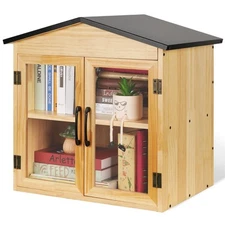 Outdoor Library Box Literature Exchange Box Outdoor Book Storage Little Wood ...