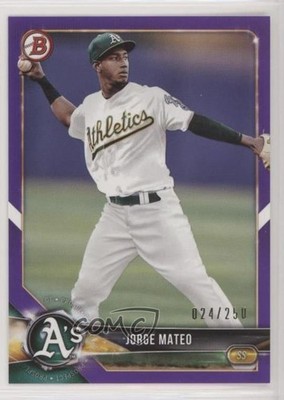 2018 Bowman Prospects Purple 24/250 Jorge Mateo #BP95 fm0