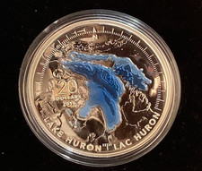 2015	$20 COIN THE GREAT LAKES: LAKE HURON	129825