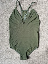 Free People Intimately Green Bodysuit Size Medium/Large