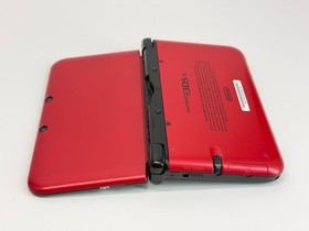 Nintendo 3DS XL Red/Black Handheld System Bundle w/Super Smash Bros & Charger