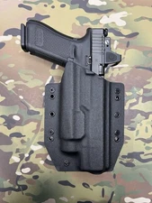 Black Kydex Light Bearing Holster for Glock 40 Streamlight TLR-1