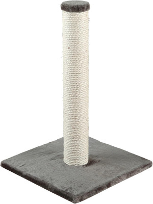 Gray Cat Scratching Post 15.5 X 15.5 X 24.25 Inches For Indoor Cats
