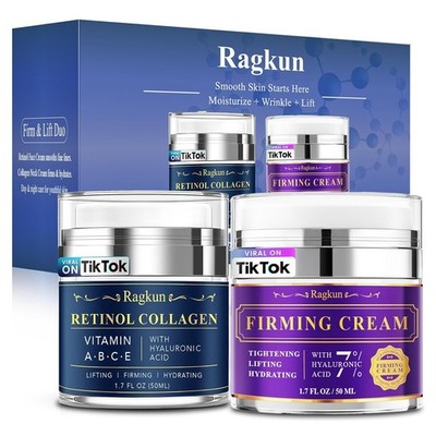 Retinol Neck & Face Dual-Action Set Collagen & Hyaluronic Acid Firming Neck Crea
