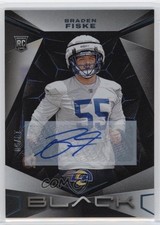 2024 Panini Black Rookies Sapphire Auto 14/50 Braden Fiske #109 Auto 16wc