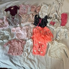 Carters, Gerber, Girl Newborn Lot Bundle Essentials 20 pcs Pjs Bodysuit 0-3 M