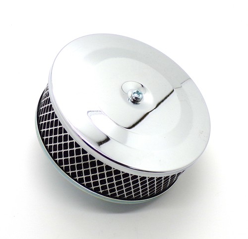 VW Aircooled Universal Chrome Pancake Style Air Filter for Solex Carburettors - 第 1/2 張圖片