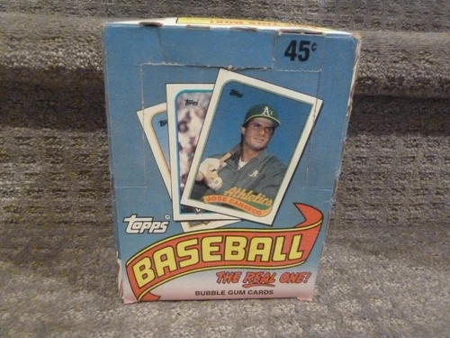 1989 TOPPS BASEBALL CARD WAX PACK BOX 36 UNOPENED PACKS BRAND NEW SEALED PACKS